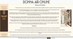 Desktop Screenshot of donnaair.co.uk
