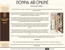 Tablet Screenshot of donnaair.co.uk